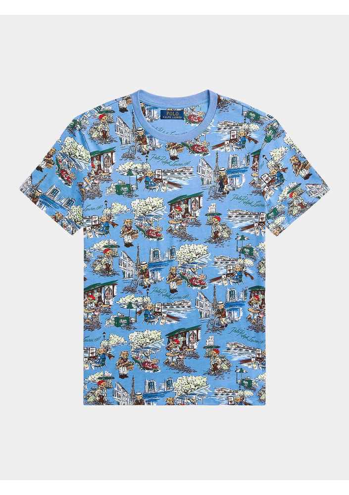 Polo Ralph Lauren T-Shirt 710935547001 Niebieski Regular Fit