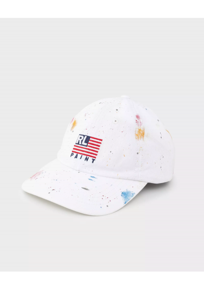 POLO RALPH LAUREN Biała czapka z daszkiem