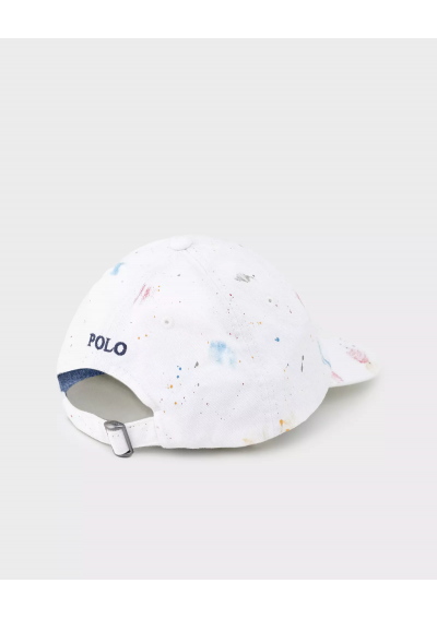 POLO RALPH LAUREN Biała czapka z daszkiem