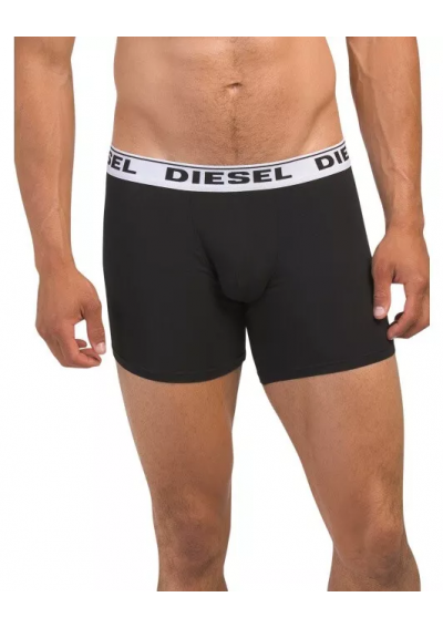 Diesel Bawełniane czarne bokserki 2 pack