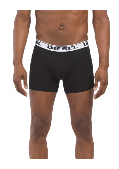Diesel Bawełniane czarne bokserki 2 pack
