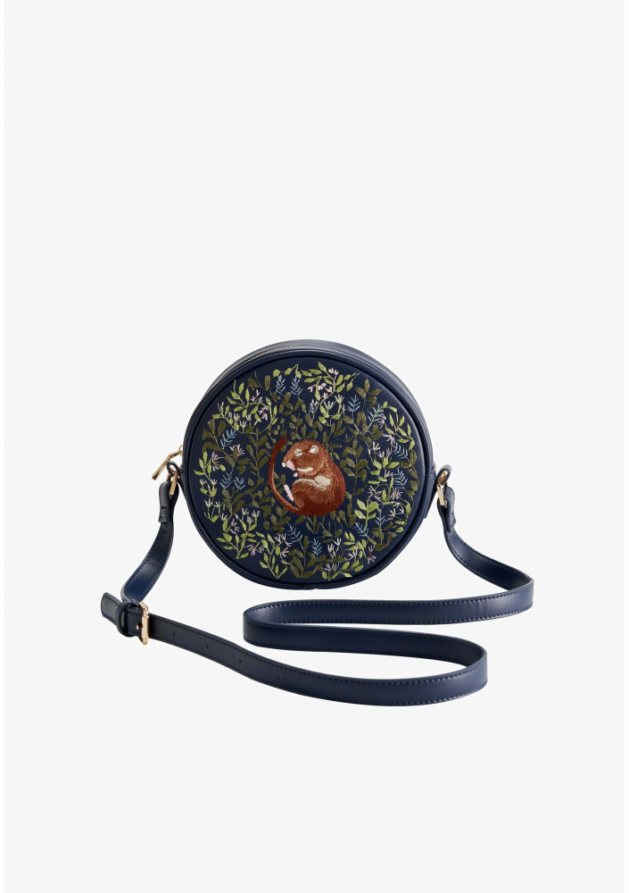 FABLE ENGLAND CIRCLE EMBROIDERED DORMOUSE - Torba na ramię