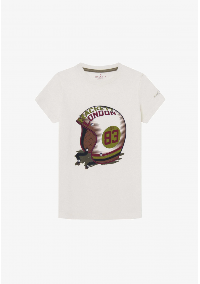 Hackett London - T-shirt z nadrukiem