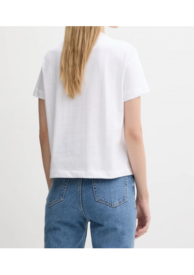 Calvin Klein Jeans t-shirt bawełniany damski kolor biały LV047B851G