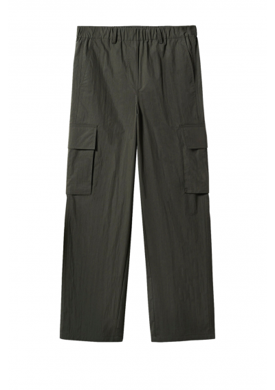 MANGO Spodnie cargo SEUL z mieszanki bawełny