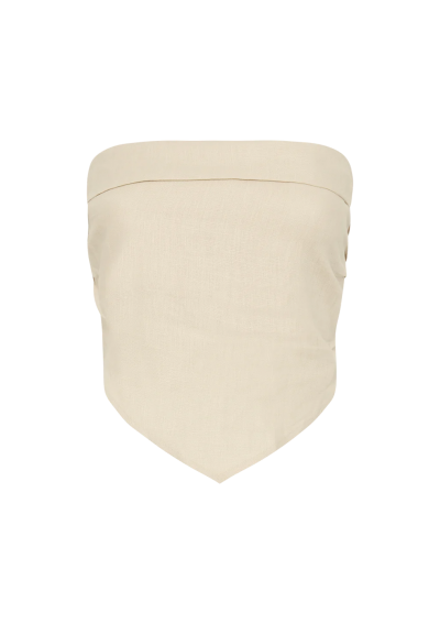 FAITHFULL Antibes Strapless Top Sand