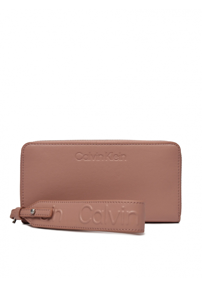 Calvin Klein Portfel Gracie z paskiem Lg K60K611388 Różowy damski