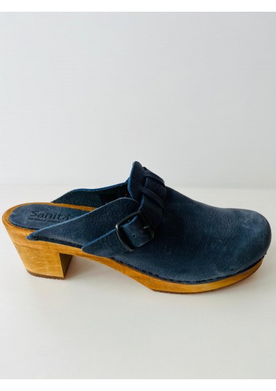 Sanita MALULO Drewniaki Chodaki Electric Blue