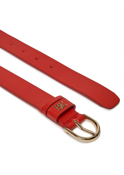 Tommy Hilfiger Pasek Damski Essential Effortless 2.5 AW0AW15766 Czerwony