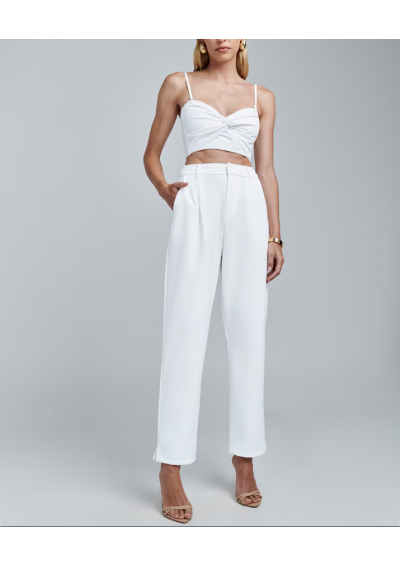 BWLDR Normalny krój Spodnie 'Savay' w kolorze Biały
