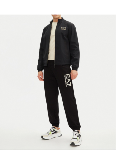 EA7 Emporio Armani Bluza 7M000312 AF13562 UC001 Czarny Regular Fit