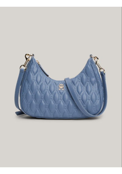 TOMMY HILFIGER Torba typu crossover z pikowanym monogramem TH