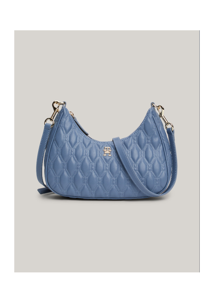 TOMMY HILFIGER Torba typu crossover z pikowanym monogramem TH