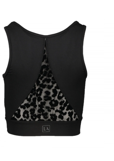 LASCANA Biustonosz sportowy w kolorze czarnym