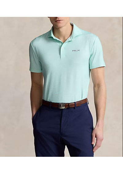 RALPH LAUREN RLX Koszulka polo w pepitkę o dopasowanym kroju