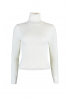 Trendyol Collection sweter z golfem w kolorze ecru TWOAW21KZ1279