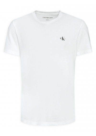 Calvin Klein Jeans Komplet 2 t-shirtów Monologo J30J320199 Biały Regular Fit