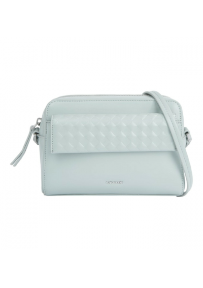 CALVIN KLEIN TOREBKA DAMSKA CALVIN MINI QUILT CAMERA BAG SZARA K60K611884 PEB