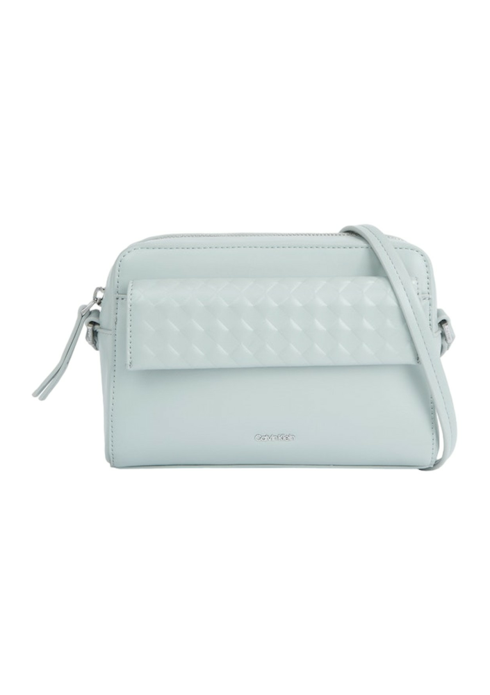 CALVIN KLEIN TOREBKA DAMSKA CALVIN MINI QUILT CAMERA BAG SZARA K60K611884 PEB