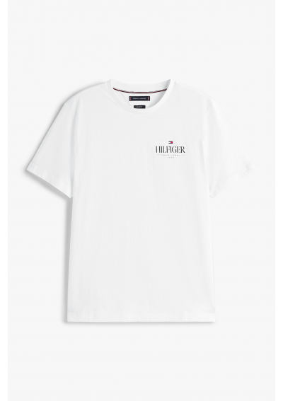 Tommy Hilfiger T-Shirt MW0MW39355 Biały Regular Fit