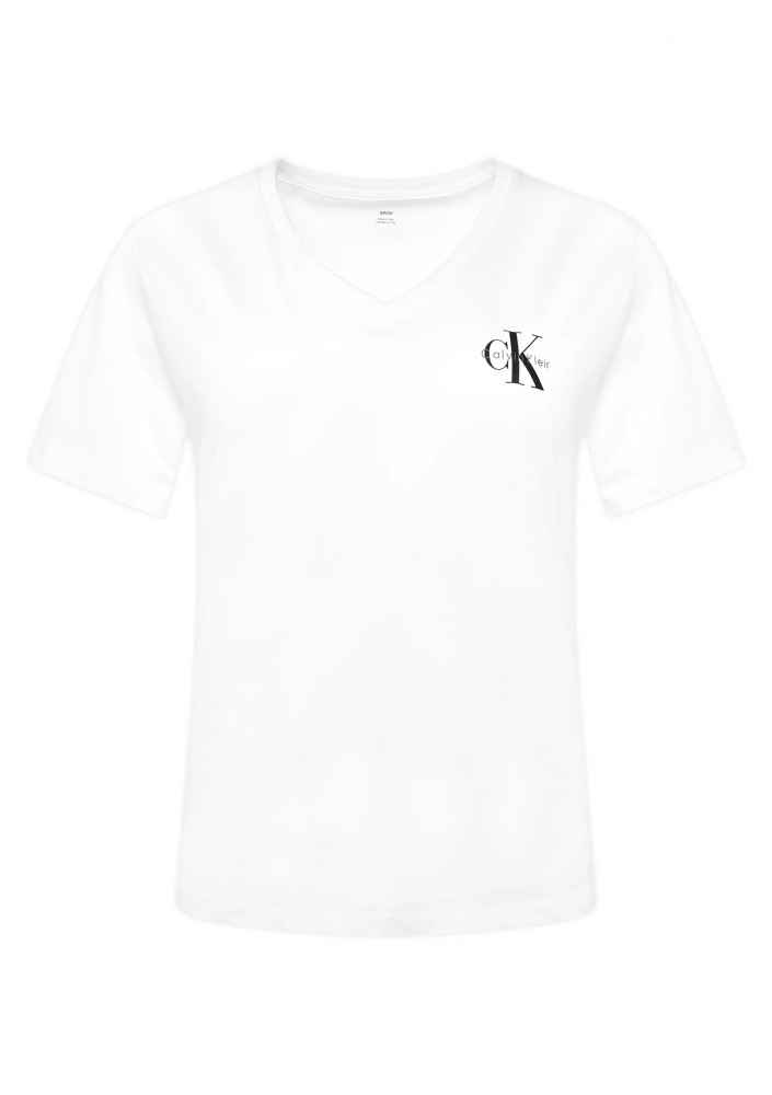 Calvin Klein Jeans T-Shirt J20J213716 Biały Regular Fit