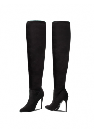 Steve Madden Kozaki Dade Overknee Boot SM11000150-04001-001 Czarny