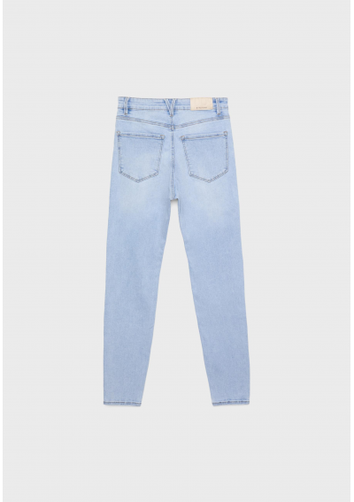 Stradivarius D09 Jeansy skinny super wysoki stan