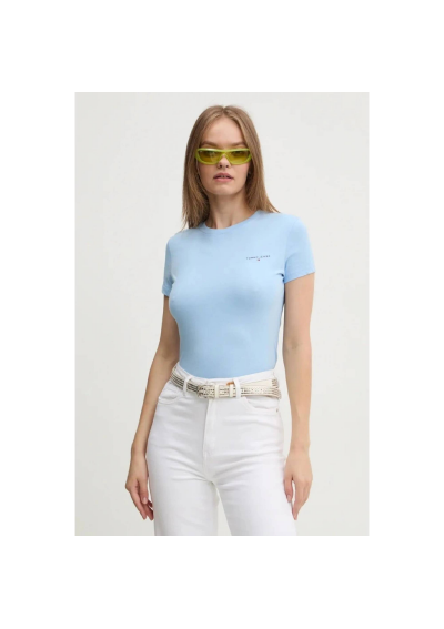 Tommy Jeans t-shirt bawełniany damski kolor biały DW0DW18785