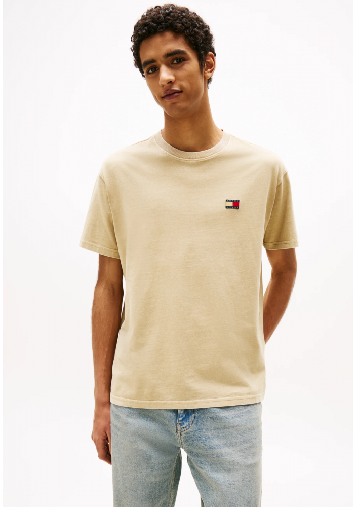 TOMMY JEANS T-Shirt beżowy dm0dm17995