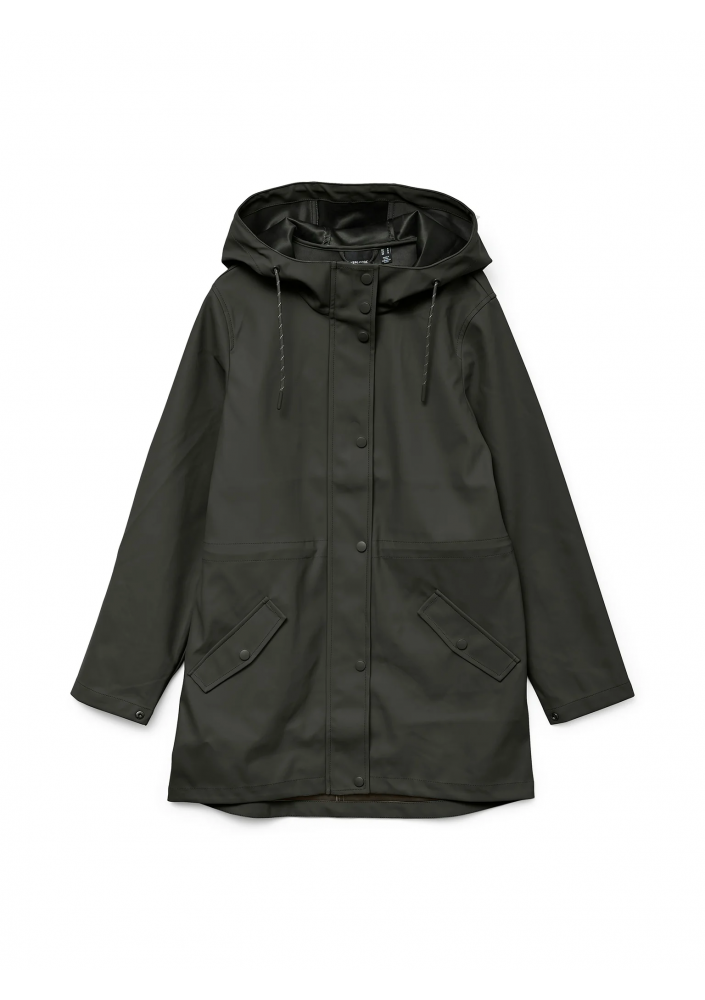 Vero Moda Kurtka przeciwdeszczowa Malou 10266982 Szary Regular Fit