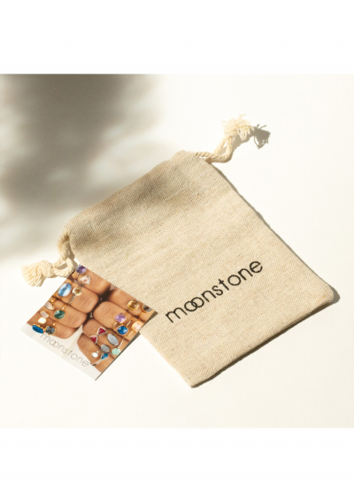 MOONSTONE Kolczyki z labradorytu "VALANA"