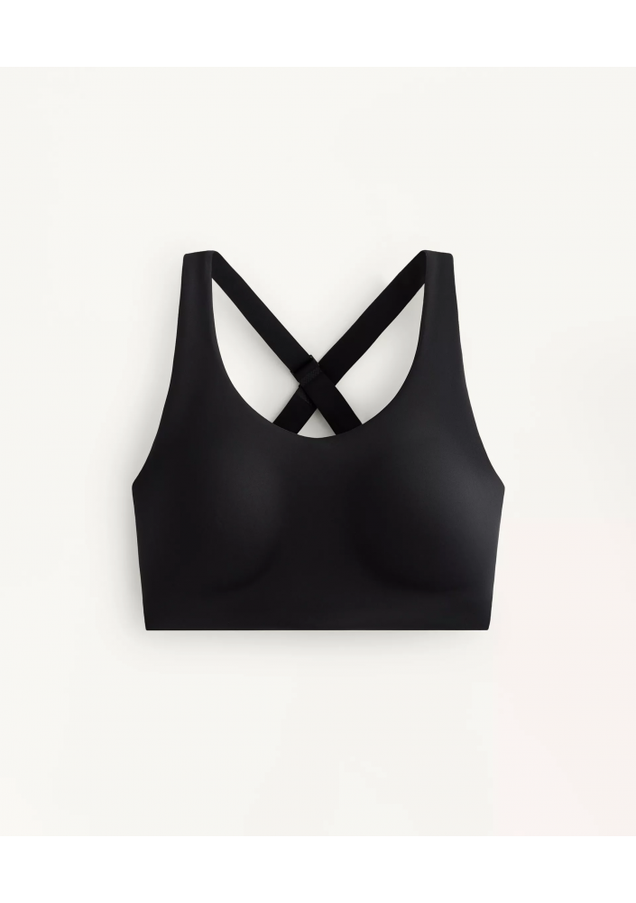 oysho Biustonosz sportowy Compressive z mocnym podtrzymaniem i skrzyżowanymi ramiączkami