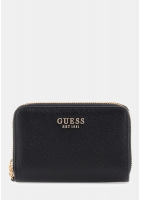 GUESS AMORETTE PORTFEL Z PODWÓJNYM ZAMKIEM BG7898164 CZARNY
