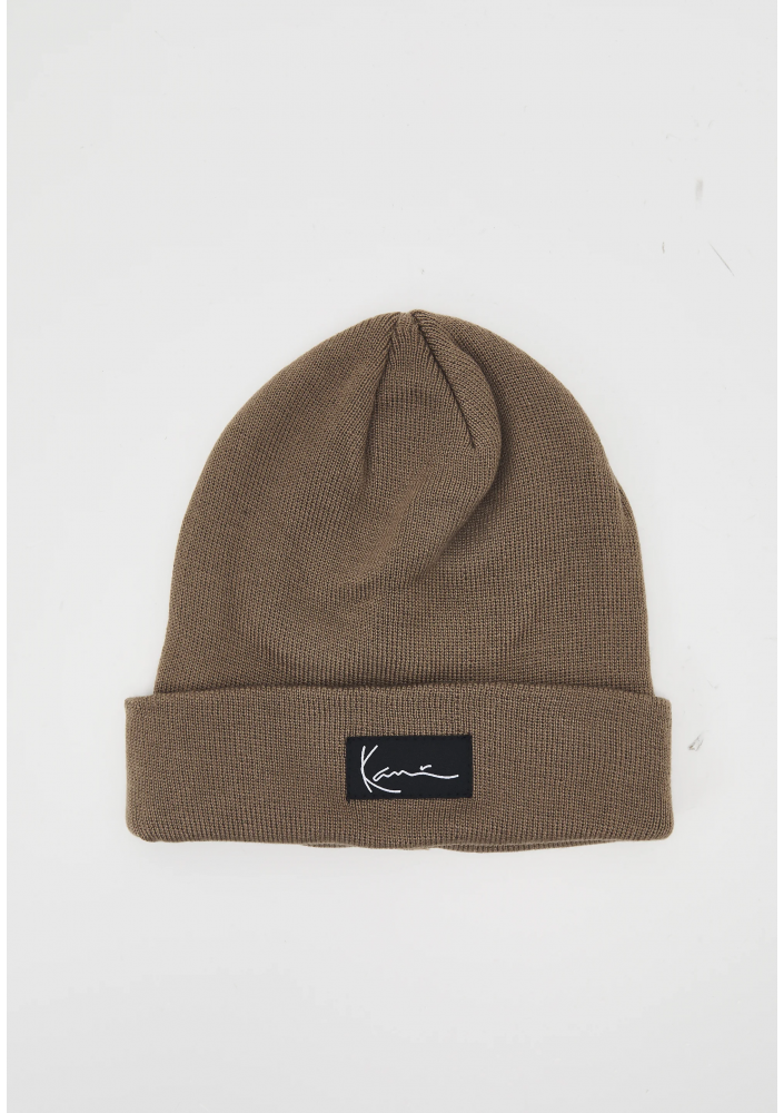 Karl Kani SIGNATURE BEANIE UNISEX - Czapka - ciemny taupe
