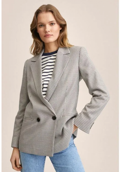 Mango Marynarka Charlott 27044011 Beżowy