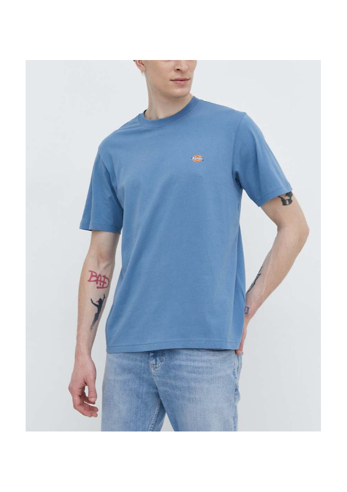 Dickies t-shirt bawełniany męski kolor niebieski z nadrukiem