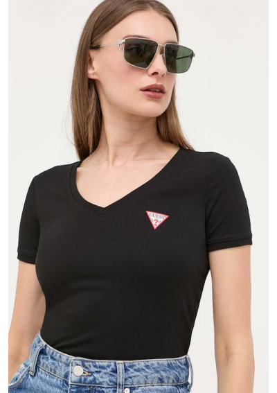 Guess t-shirt damski kolor czarny W2YI45 J1314