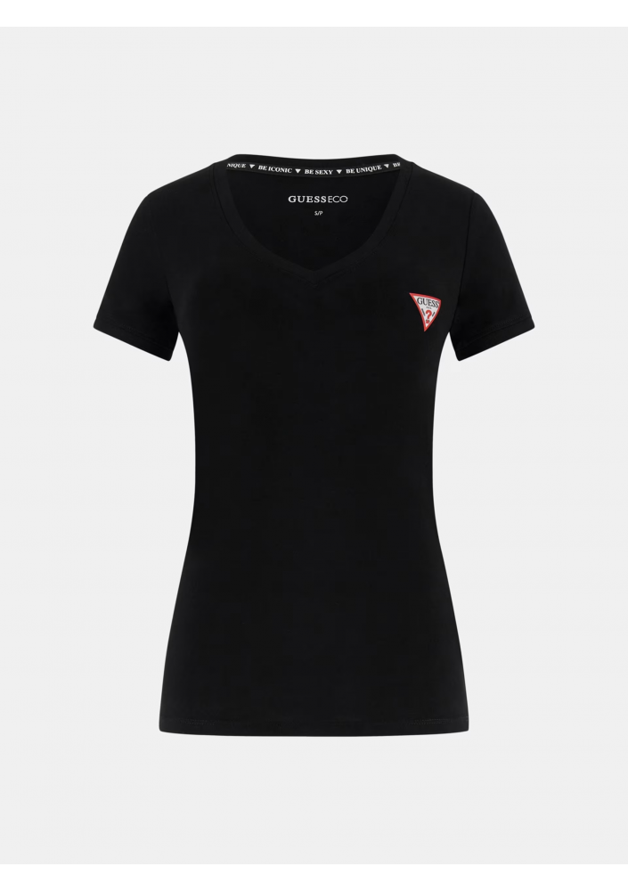 Guess t-shirt damski kolor czarny W2YI45 J1314