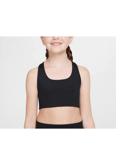 Nike One Biustonosz sportowy o długim kroju dla dzieci