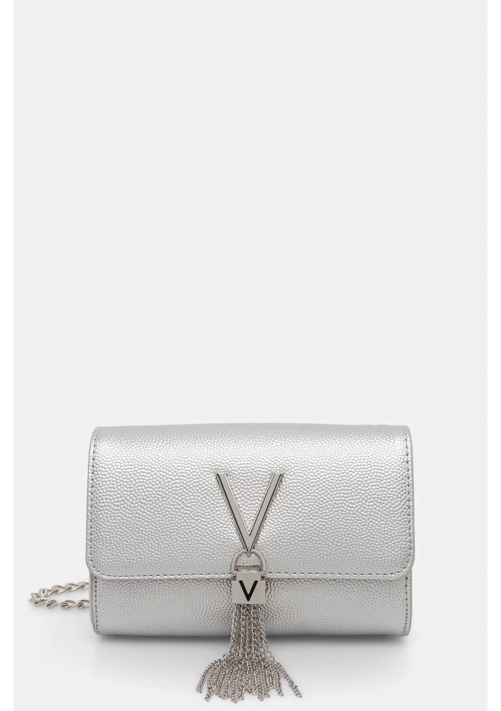 Valentino Bags torebka kolor srebrny VBS1R403G