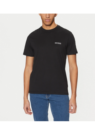 Guess T-Shirt U4BM03 KCAM1 Czarny Regular Fit