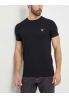 Guess t-shirt CALEB męski kolor czarny gładki U97M00 KCD31