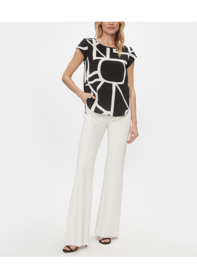 ONLY Bluzka Vic 15161116 Czarny Regular Fit