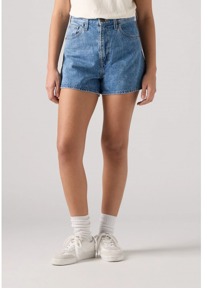 Levi's® HIGH WAIST MOM SHORT - Szorty jeansowe
