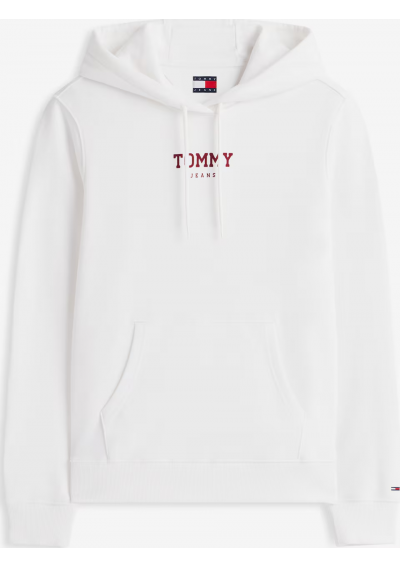 Tommy Jeans Bluzka sportowa 'ESS' w kolorze Białym DW0DW21921