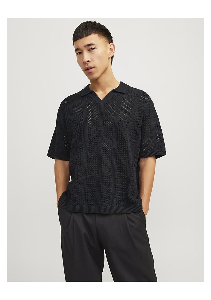 Jack & Jones Koszulka polo z krótkim rękawem Taormina czarny