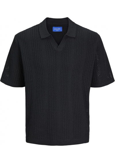 Jack &amp; Jones Koszulka polo z krótkim rękawem Taormina czarny
