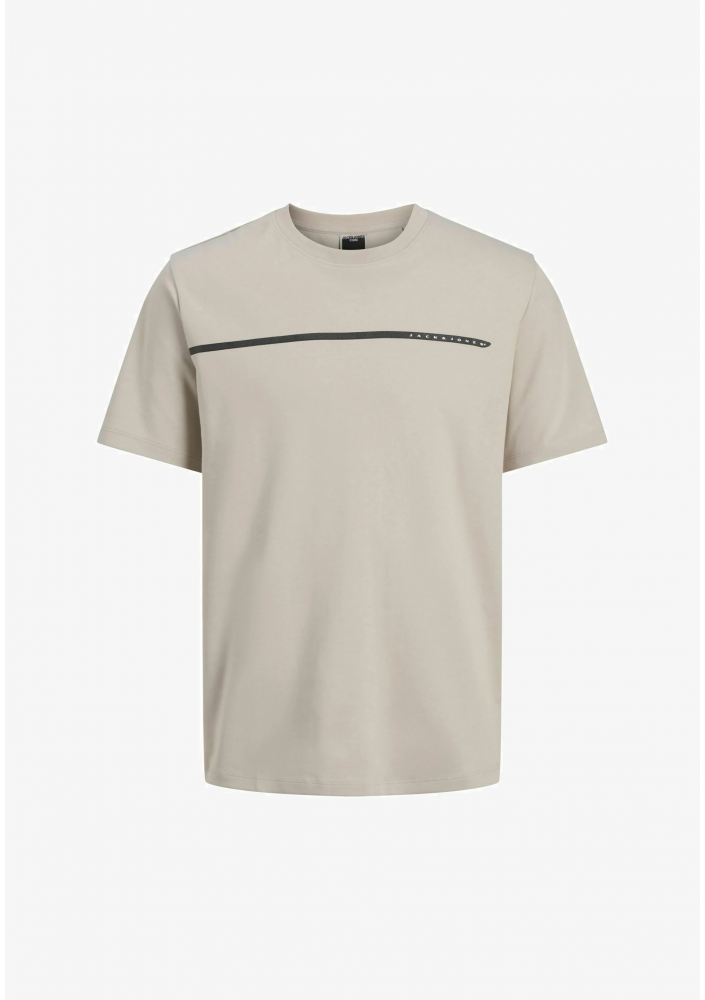 Jack & Jones - T-shirt z nadrukiem beżowy