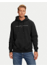 Tommy Jeans bluza męska kolor czarnyz kapturem z nadrukiem DM0DM20746