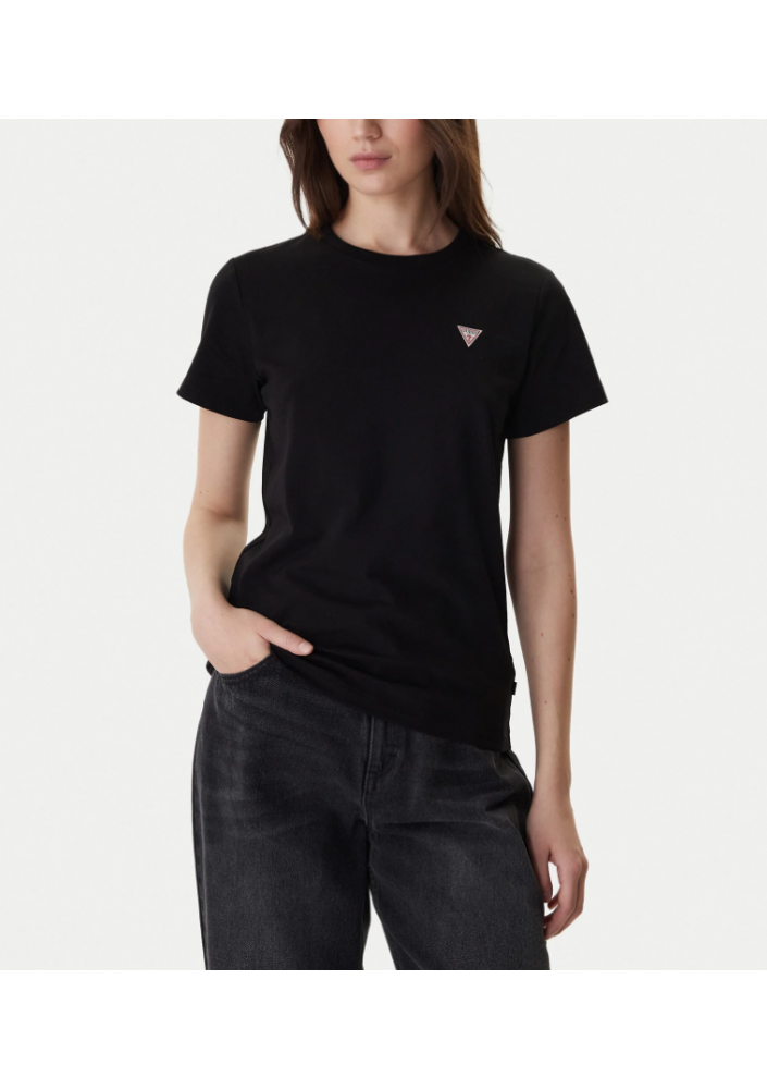 Guess Jeans T-Shirt W4YI10 J1314 Czarny Regular Fit